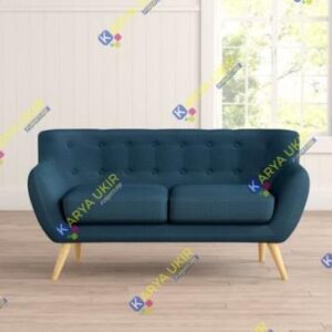 Sofa Retro Jati minimalis dengan desain single atau sebuah sofa modern untuk dua