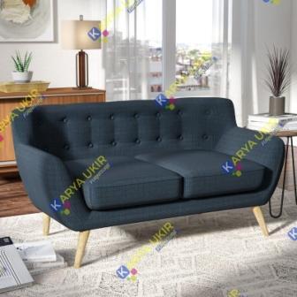 Sofa Retro Jati minimalis dengan desain single atau sebuah sofa modern untuk dua dudukan bahkan tiga siter dengan desain elegan