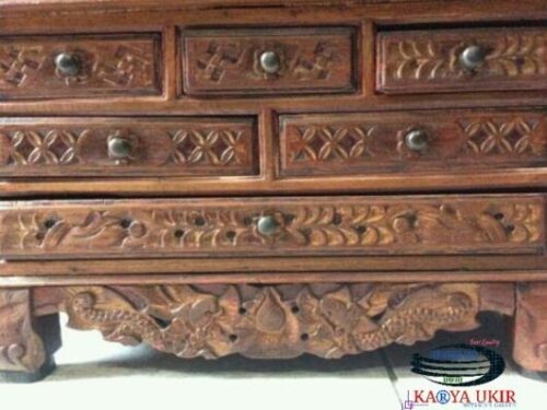 Bufet jati kuno dari kayu jati tua kualitas terbaik buatan furniture jepara