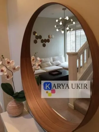 Pigura minimalis kayu jati Modern - Gambar 2