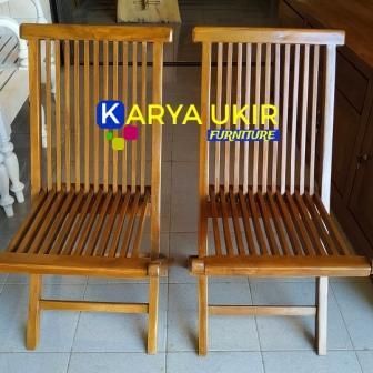 Kursi lipat artis kayu jati serbaguna atau yang biasa disebut dengan kursi luar ruangan garden murah