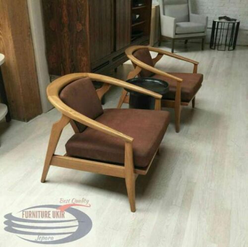 Kursi teras jati diana dengan desain minimalis modern dan terbaru cocok untuk furniture minimalis rumah anda