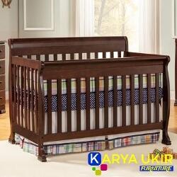 Box bayi minimalis dengan bahan material kayu jati atau yang biasa disebut dengan tempat tidur bayi dan balita untuk semua umur anak dan remaja