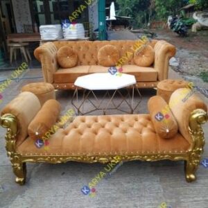 Kursi tamu Tangerang ukiran Jepara mewah atau yang biasa disebut dengan penjual sofa santai di Kota Tangerang
