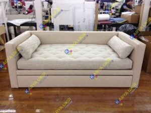 Sofa untuk rebahan serbaguna model sorong double bed murah dan unik
