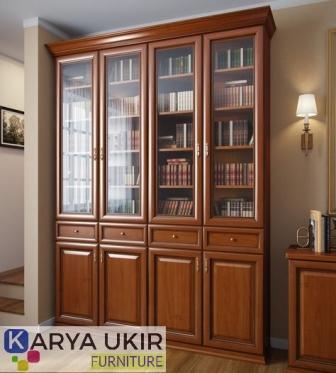 Daftar penjual lemari buku Bandung atau rak buku dengan model minimalis kayu jati modern terbaru berkualitas dan harga murah