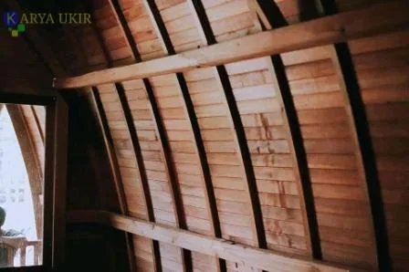 Rumah Lumbung Kayu Jati Klasik Unik - Gambar 3
