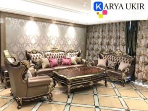 Kursi sofa mewah dengan model modern terbaik atau yang biasa disebut dengan kursi tamu Jati jepara terbaru
