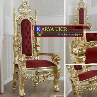 Kursi Pelaminan Adat Jawa Model Raja Klasik - Gambar 2