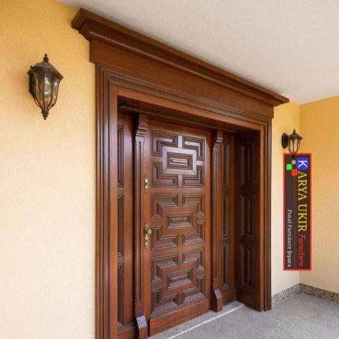 gawang pintu minimalis padat atau solid atau yang biasa disebut dengan kusen jendela minimalis modern