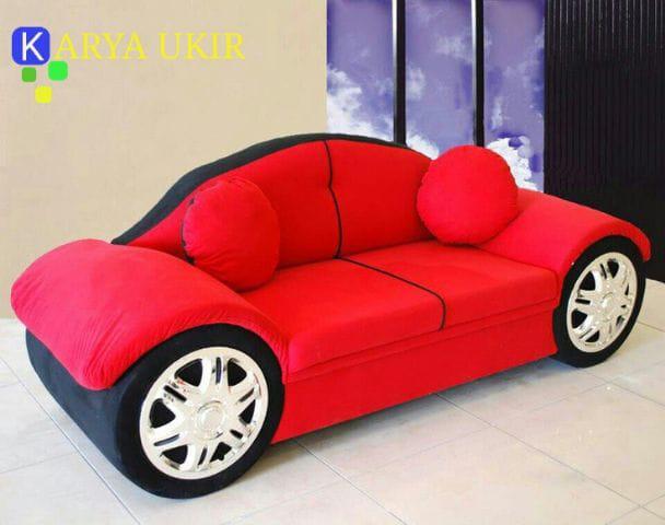 Desain Sofa bentuk mobil unik desain custom atau kursi kamu bentuk kendaraan dan juga alat berat yang sangat menarik dan juga imut