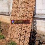Papan Tepi Atap Rumah ukir kayu jati