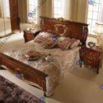Set Kamar Tidur ukiran Mewah ala eropa Kayu Jati