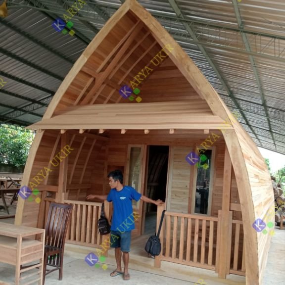 Info Harga rumah kayu kualitas terbaik bahan kayu jati berkualitas tinggi paling murah dengan berbagai macam ukuran