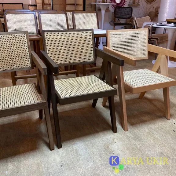 Kursi rotan klasik american Style unik custome Retro - Gambar 2